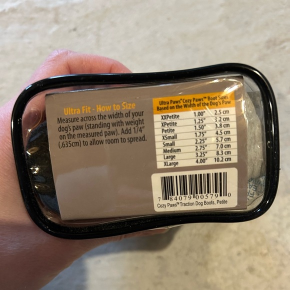 ✨3/$30✨ Ultra Paws Cozy Paws Dog Booties - Petite (1.5”) - Picture 4 of 4